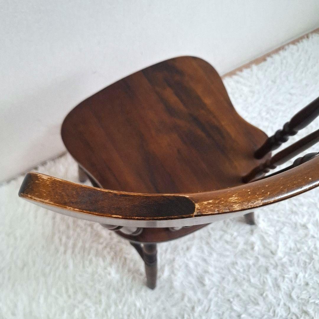 【状態良好】柏木工 ダイニングチェア ウィンザーチェア ブラウン