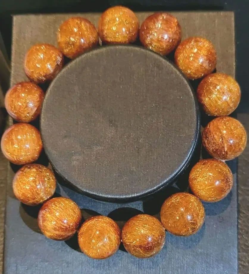 ☆最高品質☆天然☆オールドキャッツアイルチルクォーツブレスレット