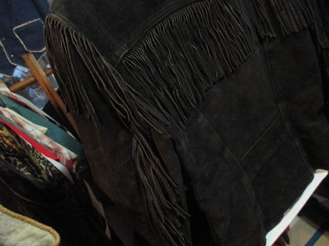 ヴィンテージ BRANDED GARMENTS フリンジスエードレザージャケット