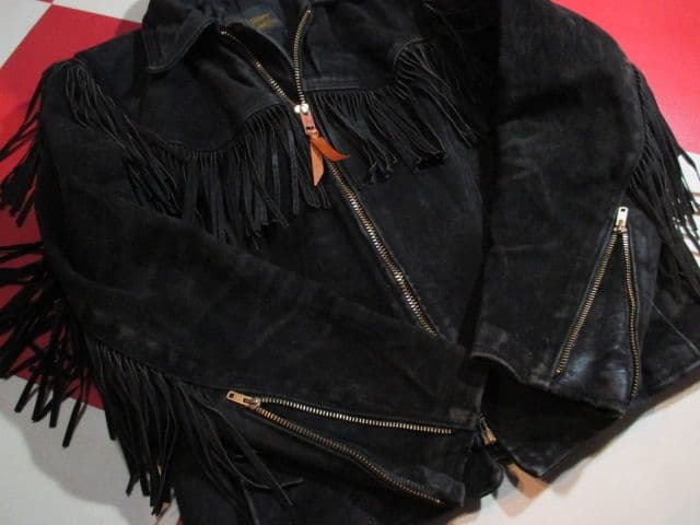 ヴィンテージ BRANDED GARMENTS フリンジスエードレザージャケット