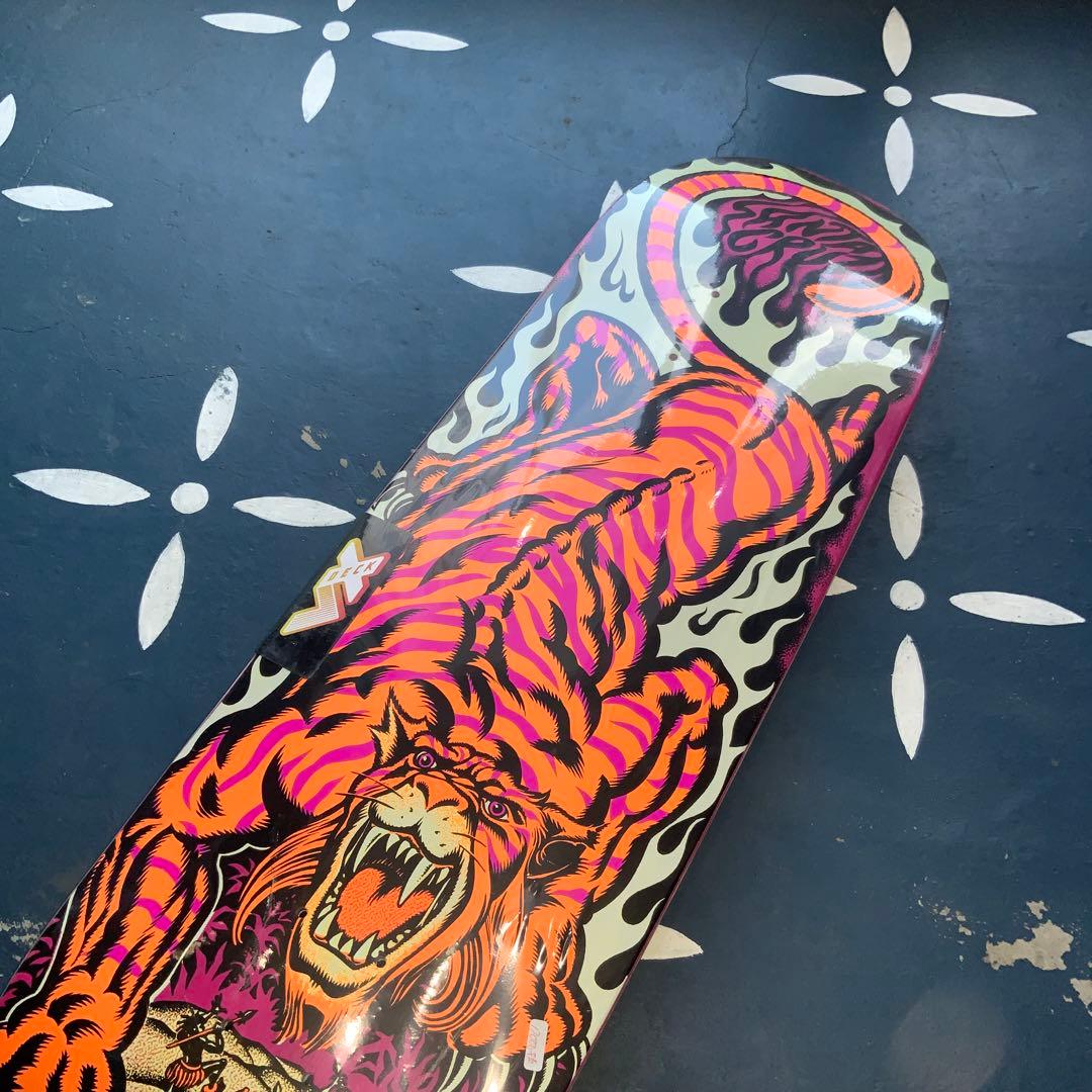 SANTA CRUZ ザルバタイガー　ポップ　スケートボードデッキ9.25インチ