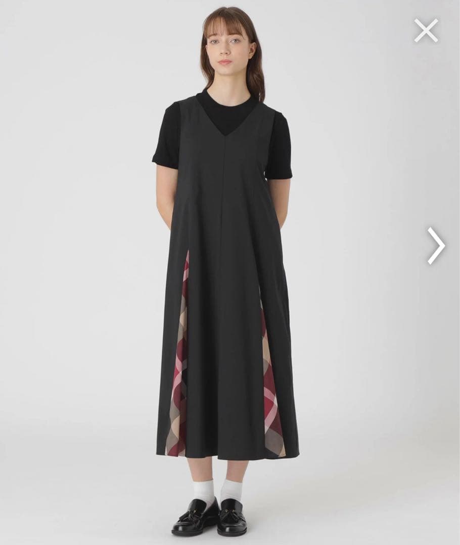 2025AW シルキータフタドレス40サイズ