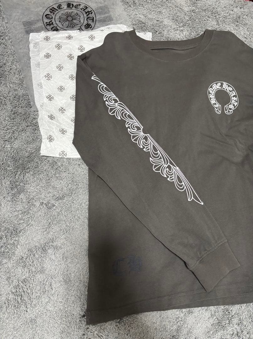 CHROME HEARTS 長袖カットソー グレー