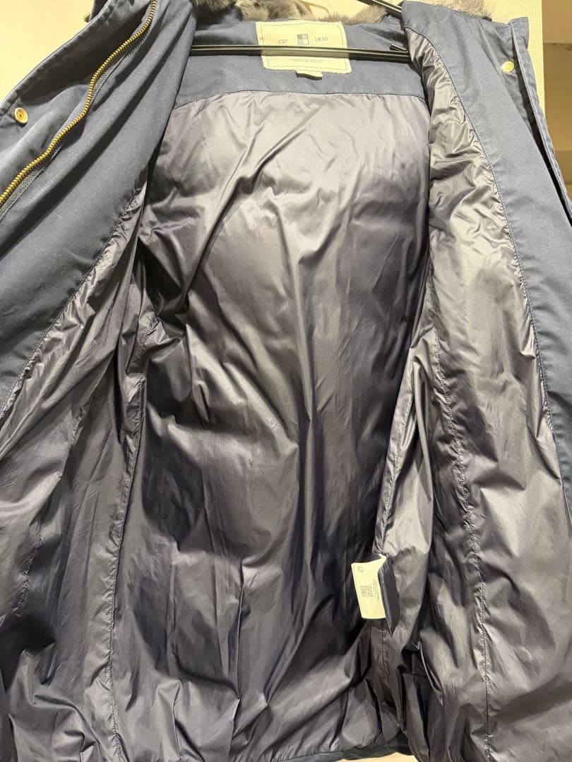 wool rich ダウン　コクーンパーカ　COCOON PARKA ネイビー