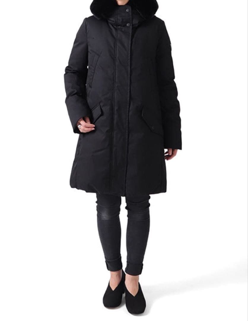 wool rich ダウン　コクーンパーカ　COCOON PARKA ネイビー