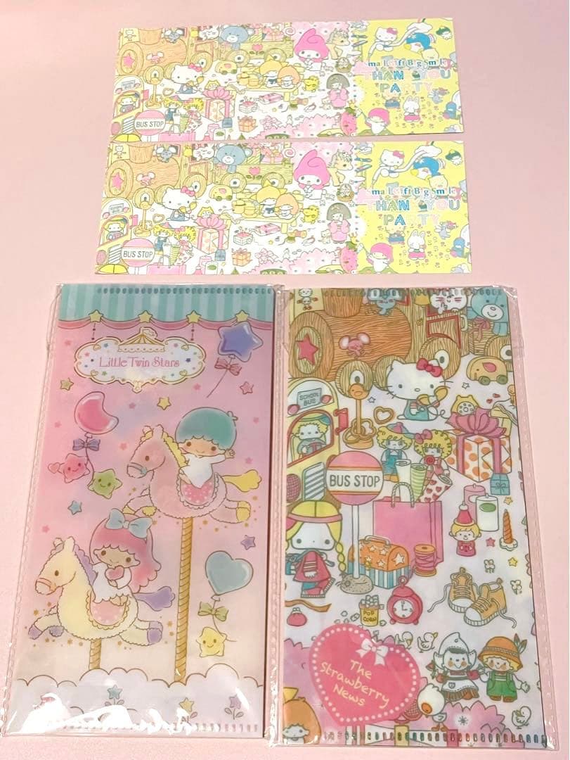 新品平成当時物非売品　サンリオプレミアムマスコットチケットファイル大量まとめ売り