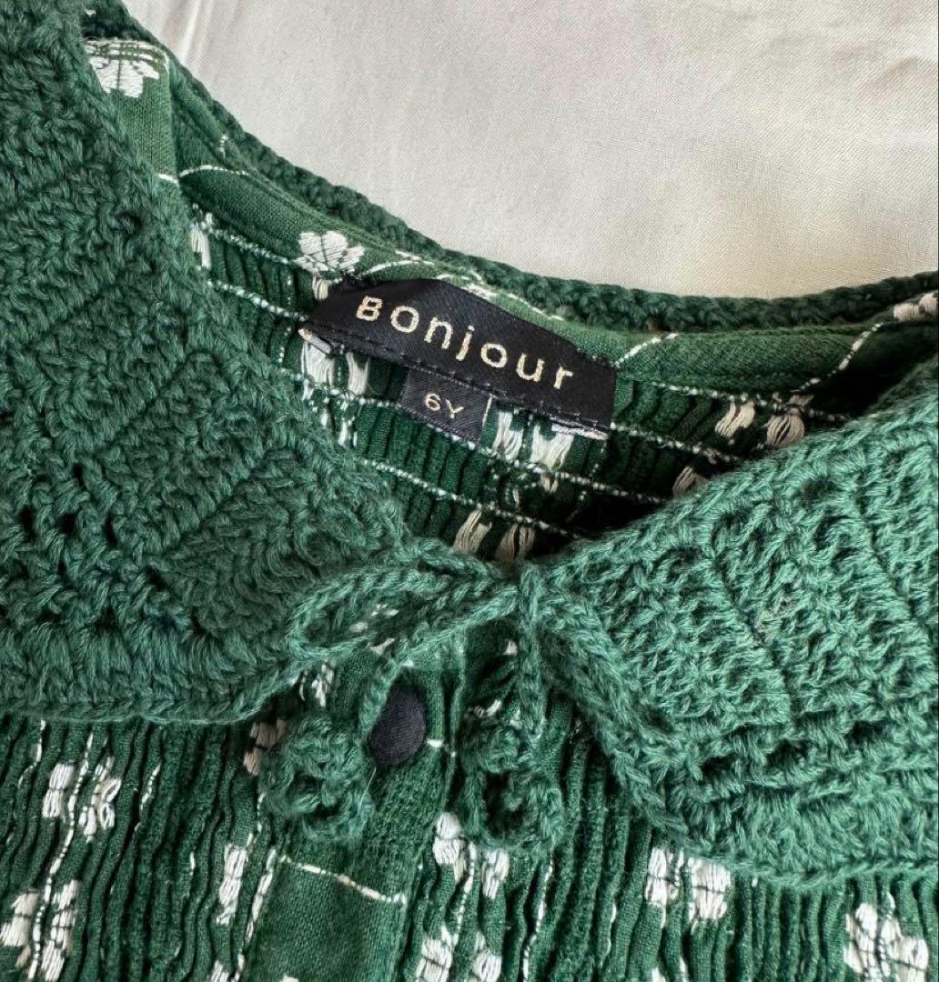 Bonjour diary/ボンジュールダイアリー チュニックブラウス 6Y