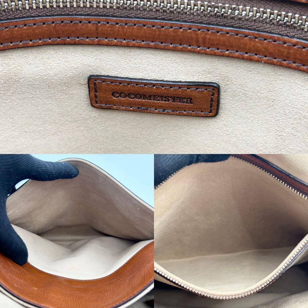 定価9.9万/美品✨ ココマイスター マットーネ ラージ ショルダーバッグ A4