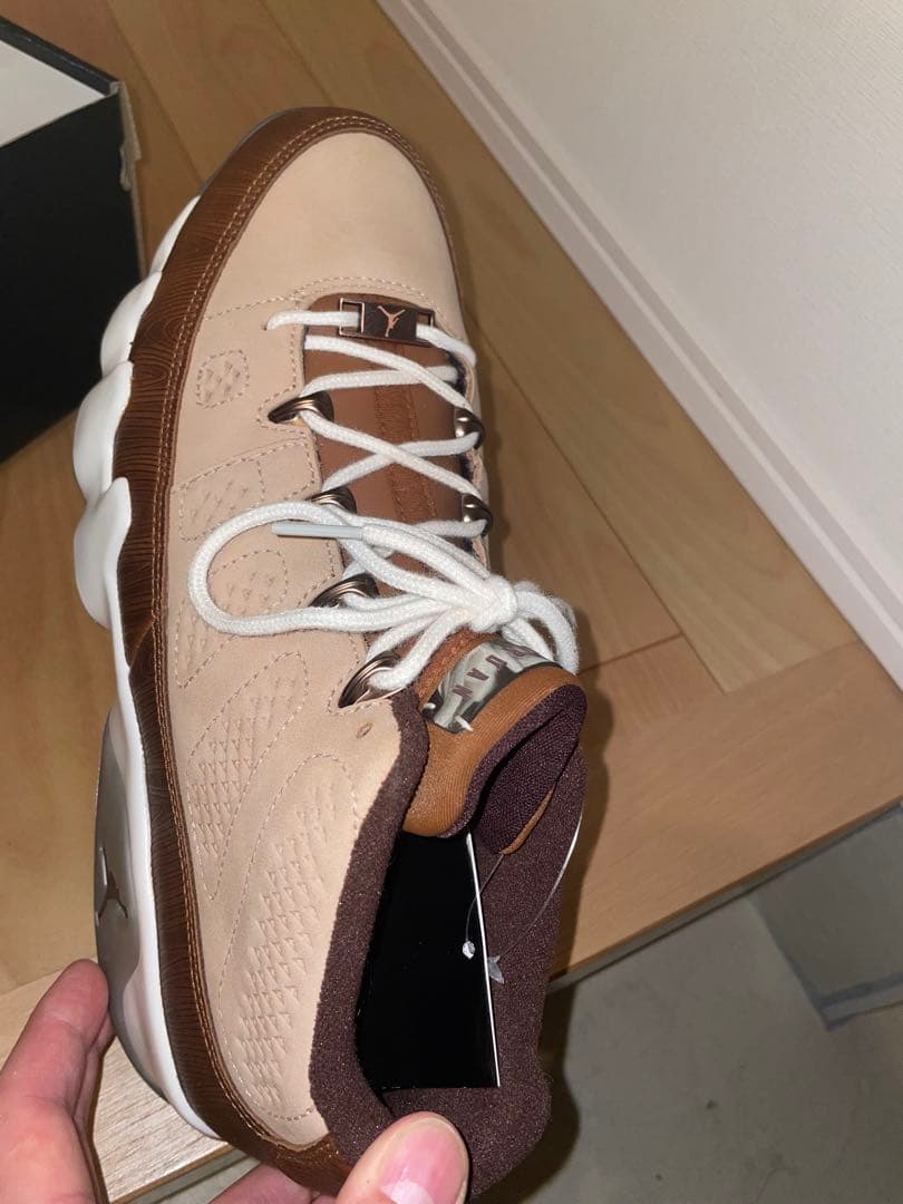 新品未使用　ハッピーライフウッド × ナイキ エアジョーダン9 ゴルフ NRG