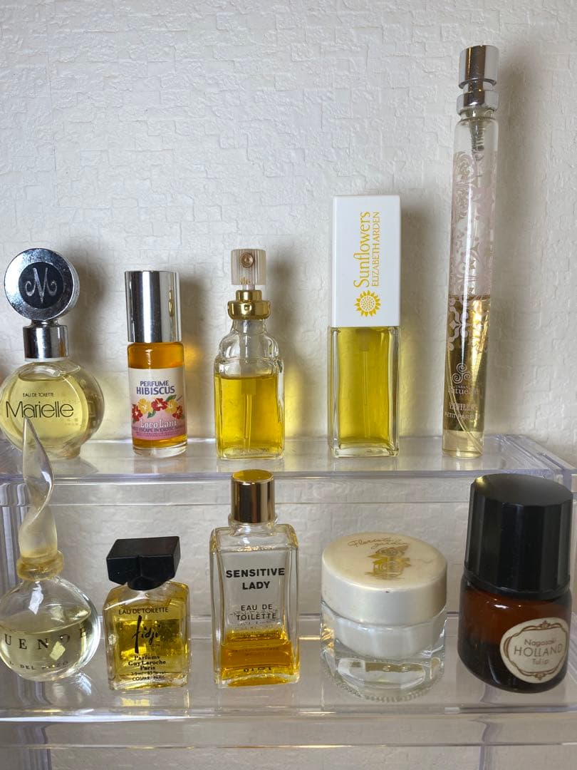 【40本セット】ヴィンテージミニ香水大量おまとめスタンド付き