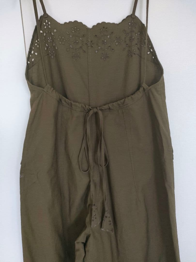 45Rポプリンカットワークサロペット