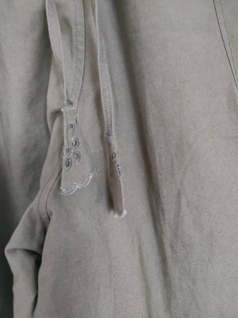 45Rポプリンカットワークサロペット