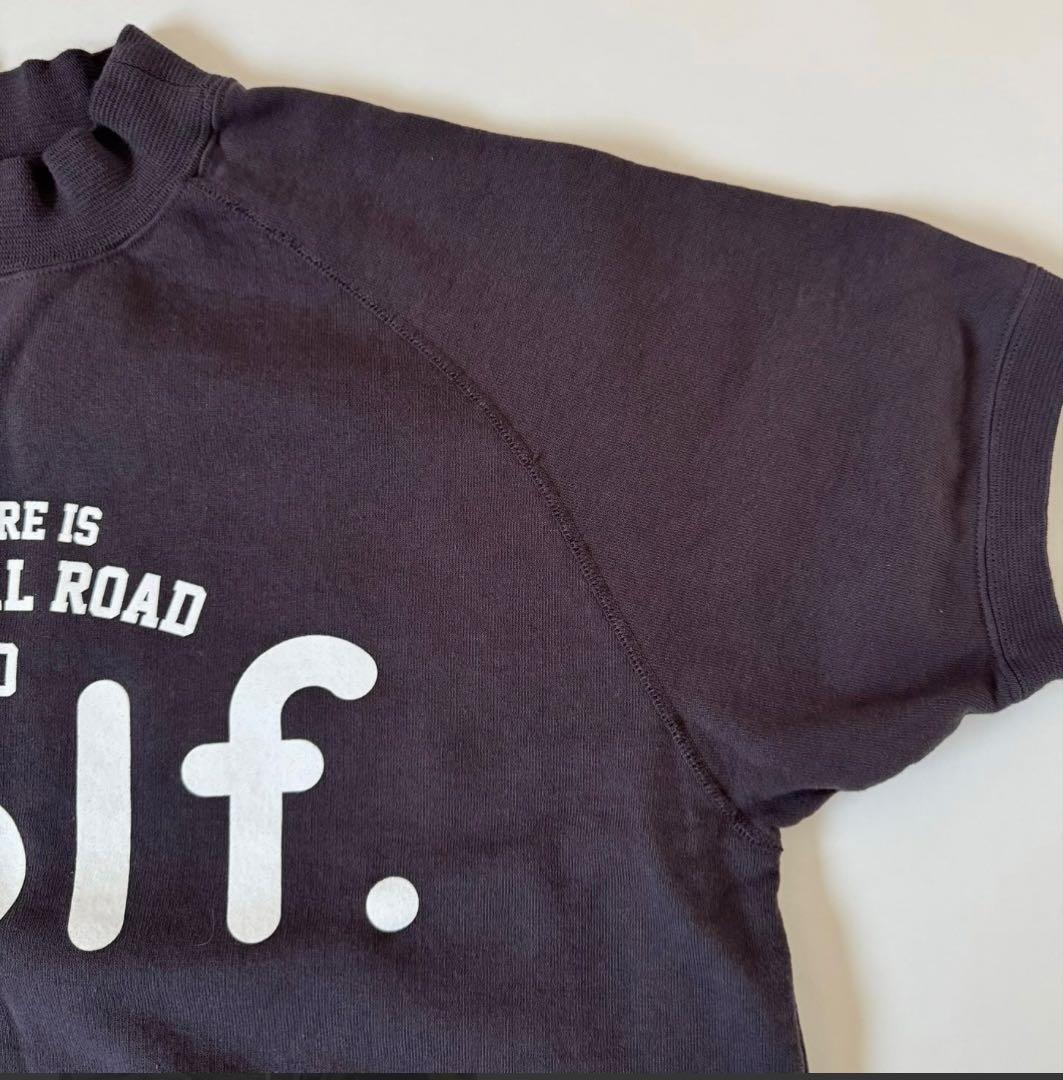 8gshootゴルフメッセージ入り黒シャツ