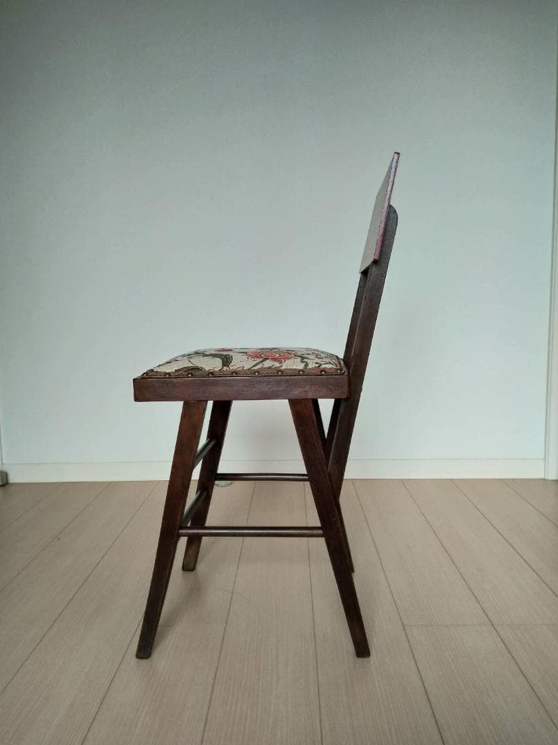 【張替え未使用品】昭和ヴィンテージ椅子リメイク品