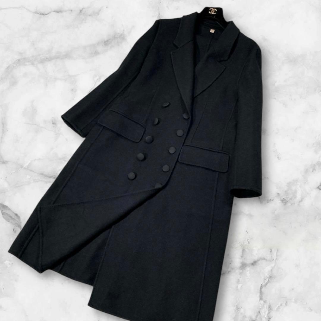 【極美品】【高級】バーバリーロンドン　チェスターコート　現行品　カシミヤ100