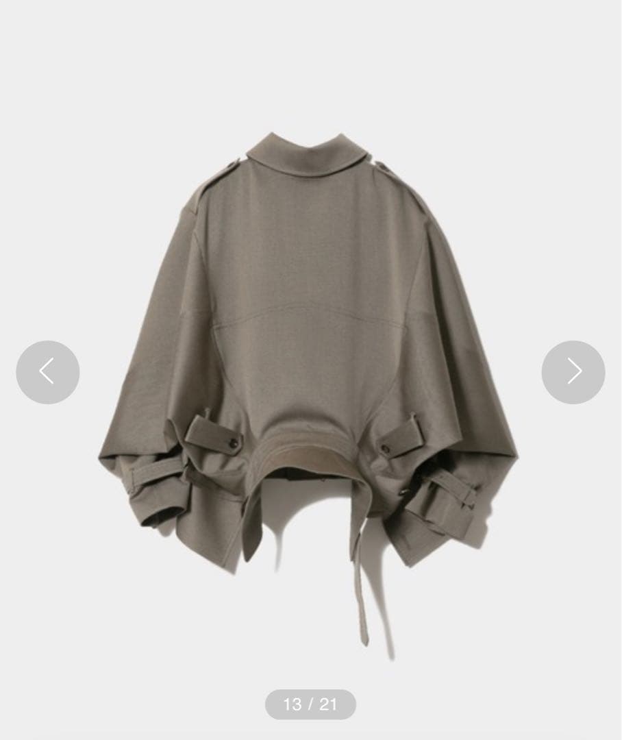 ジャケット・アウター double-end hight twist doeskin trench