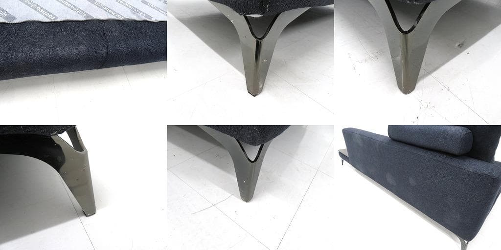 ロッシュボボア　最高級　モダン　3人掛けソファ　トリプルソファ　ラグジュアリー