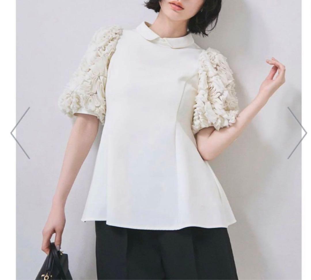 セルフォードCELFORD 襟付きデザインブラウス 新品　　36