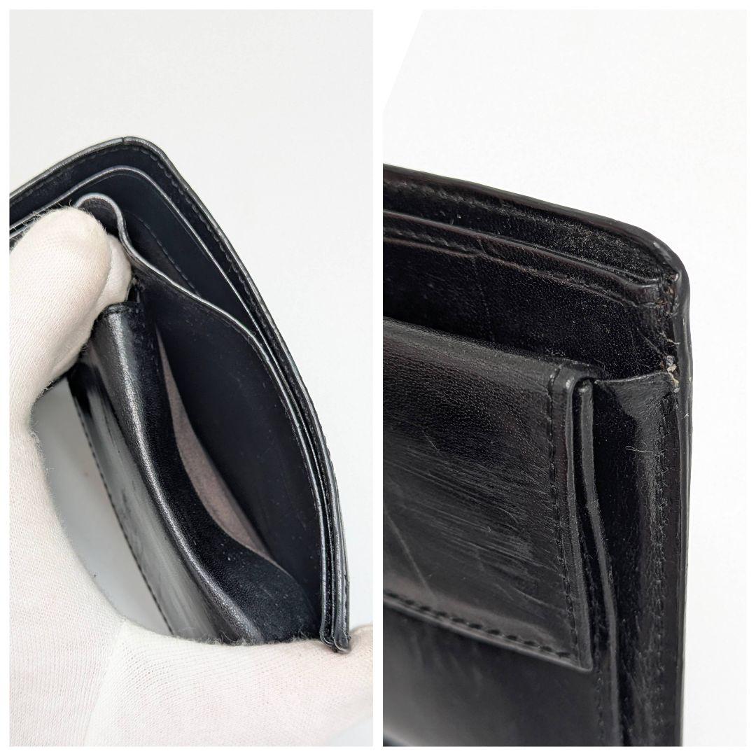 ヴィヴィアンウエストウッド 2つ折り財布 クロコ 型押し ブラック 黒 小銭入れ