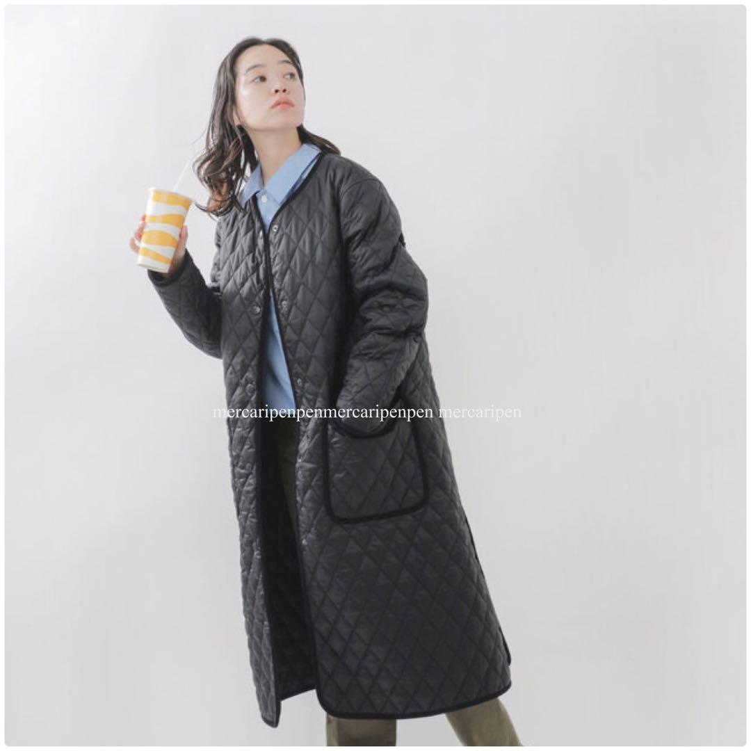 Barbour バブアー キルティング ロング コート サイズ10