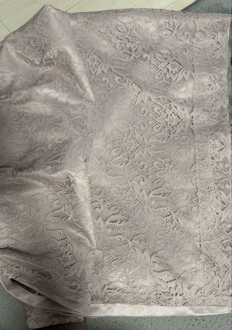 フランフラン ドレッシー×スペイシア ダブルカーテン ライトピンク 2枚セット