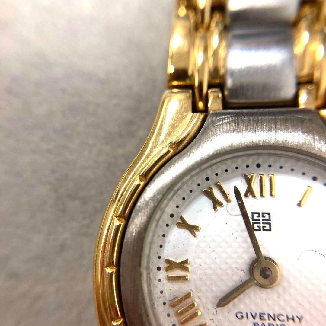 【ケース付】ジバンシィ　コンビカラー　レディースウォッチ【稼働品】