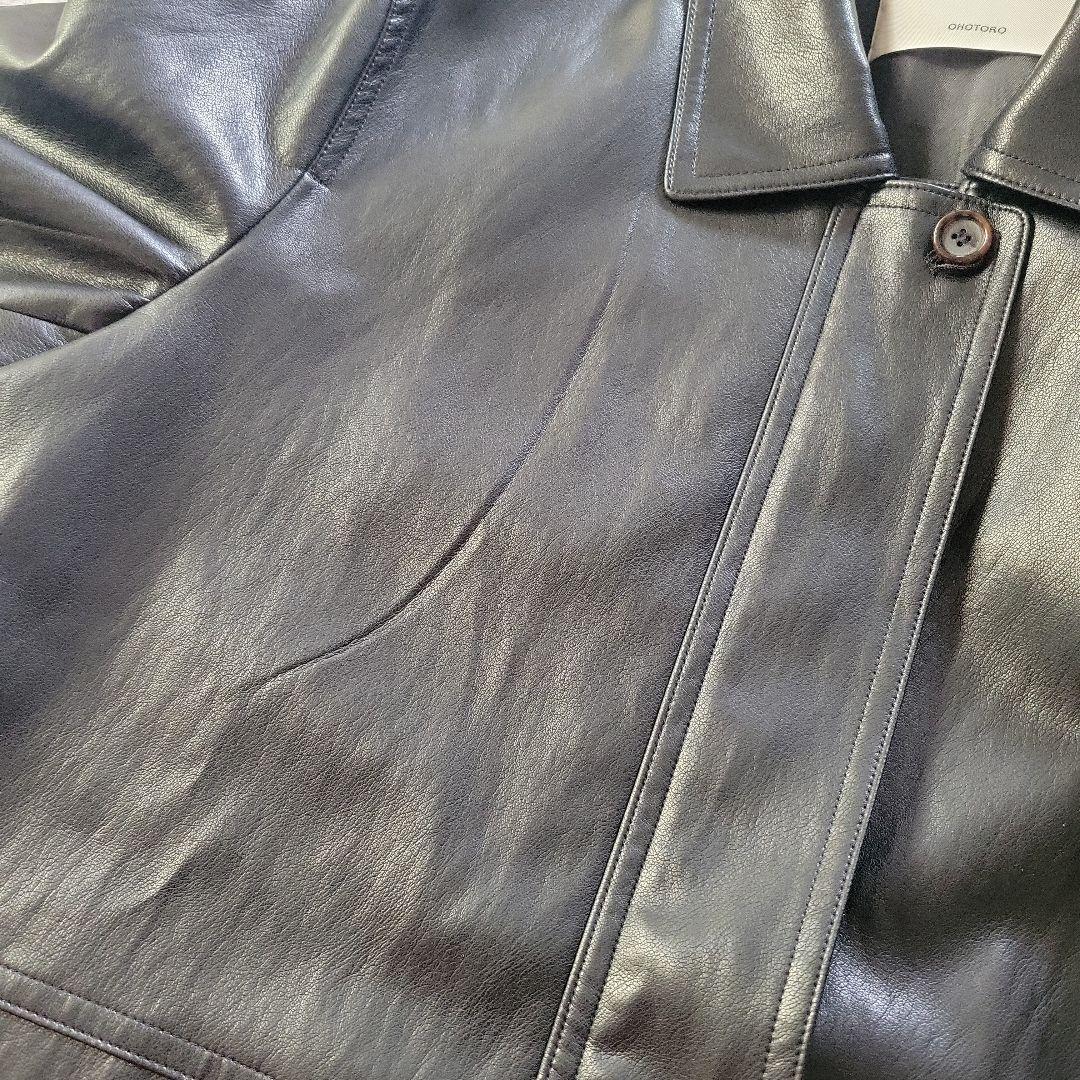 【OHOTORO 】leather midi coat オオトロ