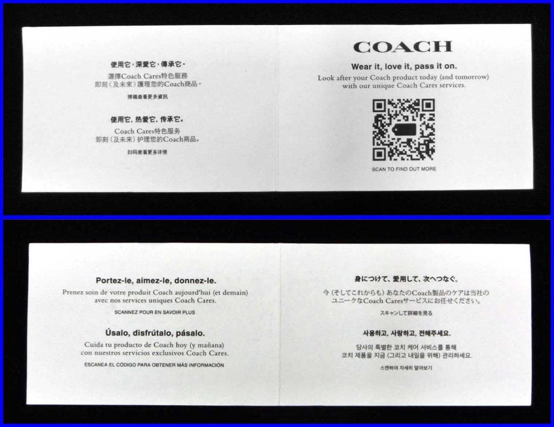 【新品】コーチCOACHスムースカーフレザー二つ折り財布ウォレット黒アウトレット