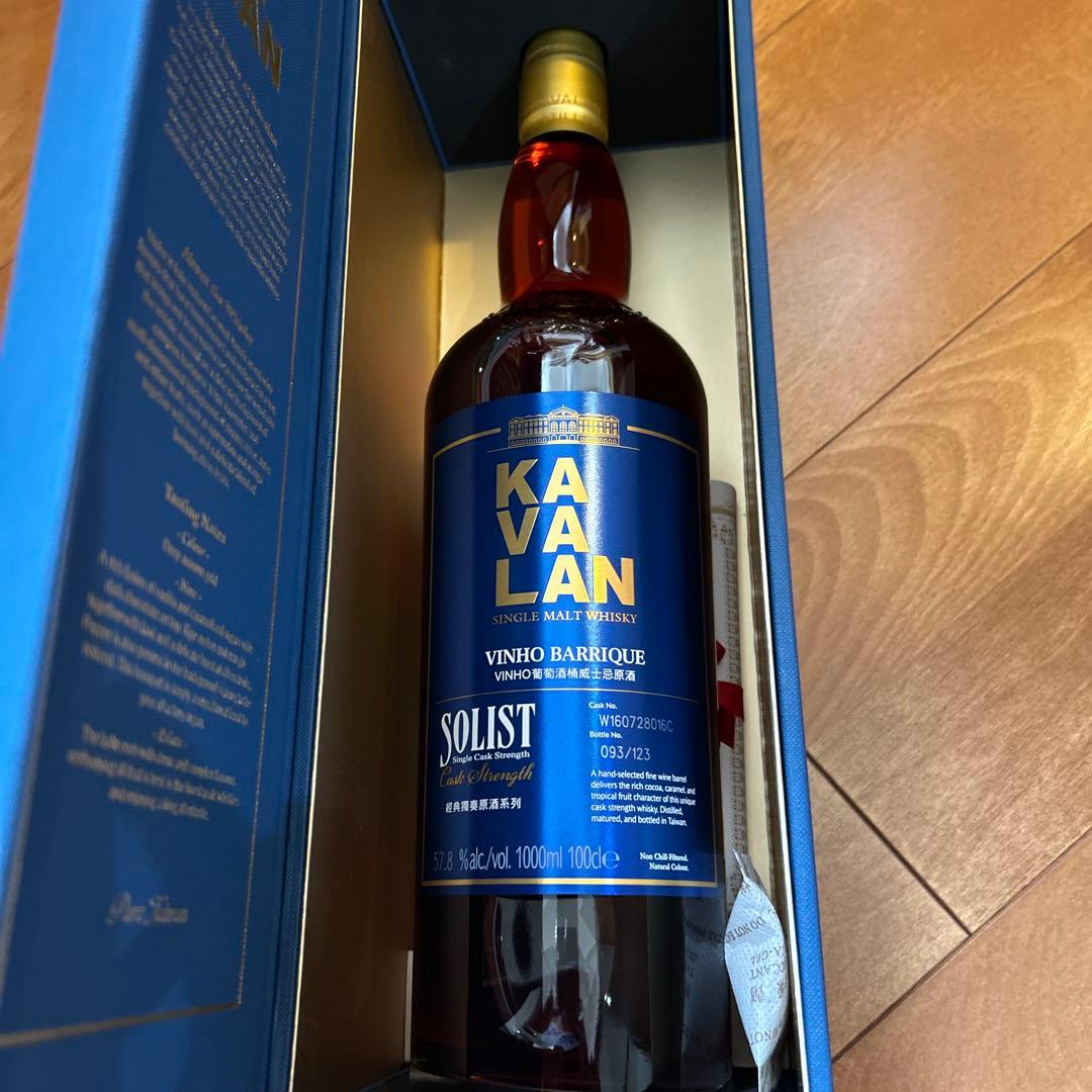 ウイスキー KAVALAN VINHO BARIQUE 1000ml 57.8%
