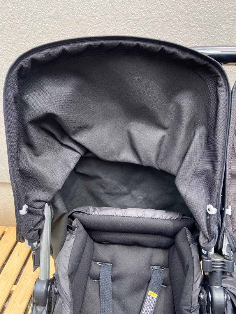 【美品】Combi コンビ ツインスピン GC 2人乗り ベビーカー 双子 兄弟