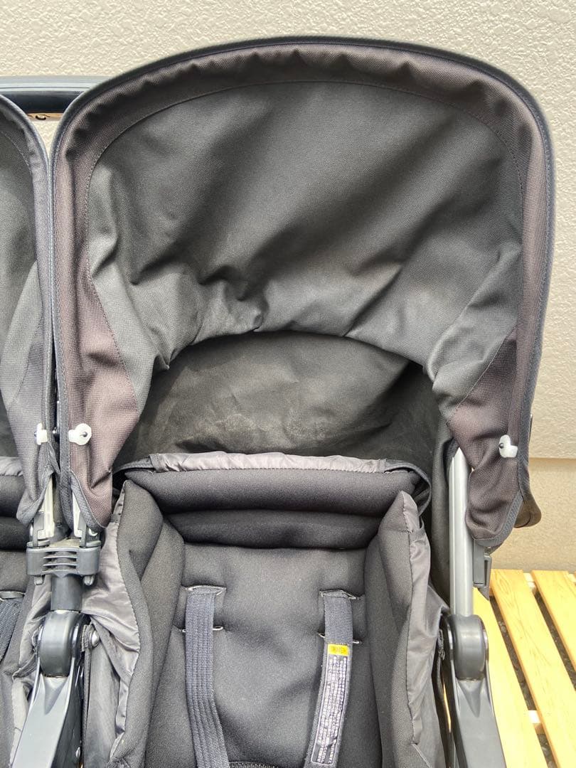 【美品】Combi コンビ ツインスピン GC 2人乗り ベビーカー 双子 兄弟