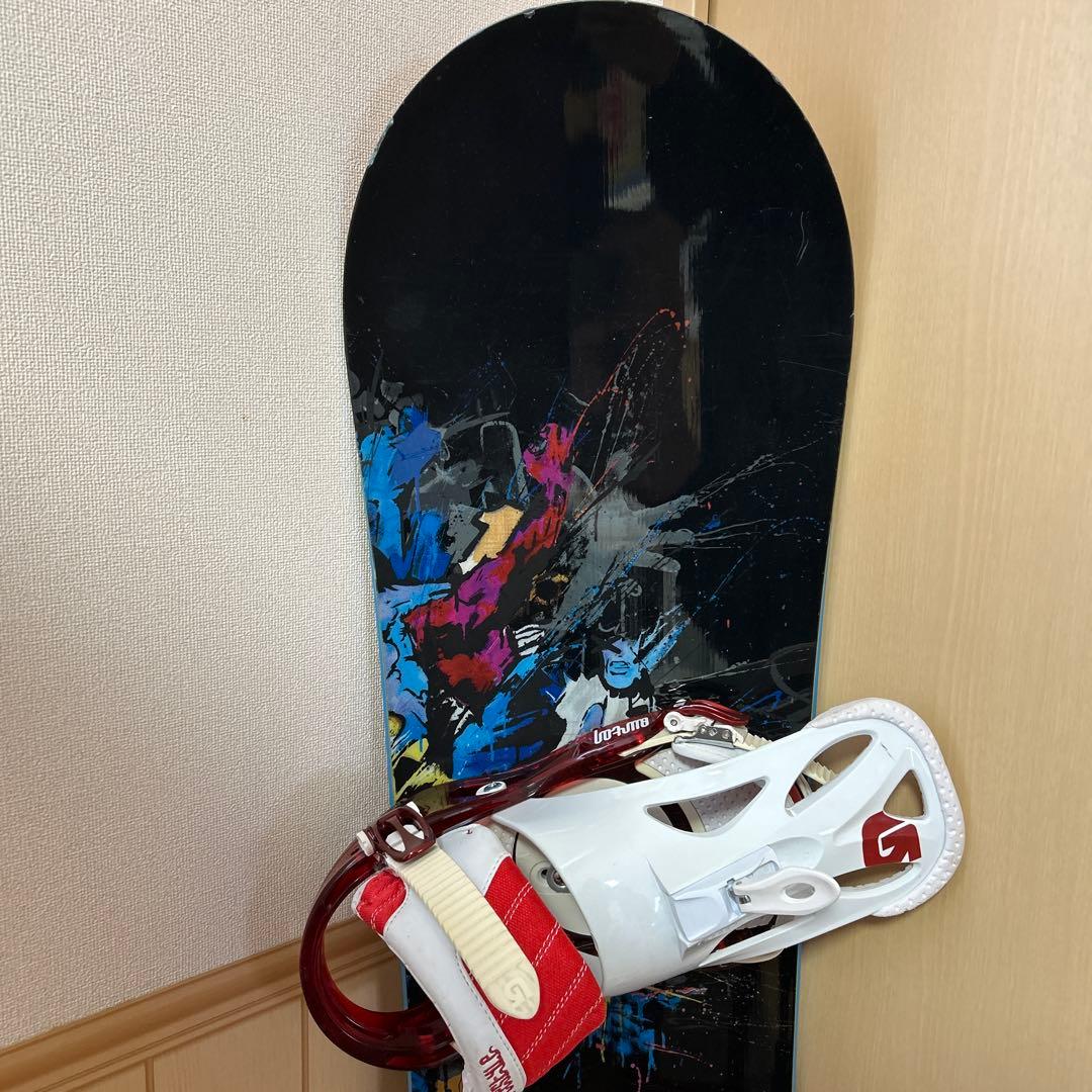 BURTON スノーボード 147㎝　バインディングM 2点セット