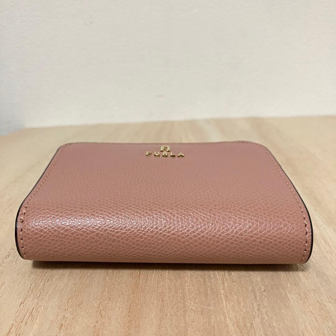 訳あり✨極美品✨FURLA✨フルラ✨二つ折り財布✨ピンク✨L字ファスナー