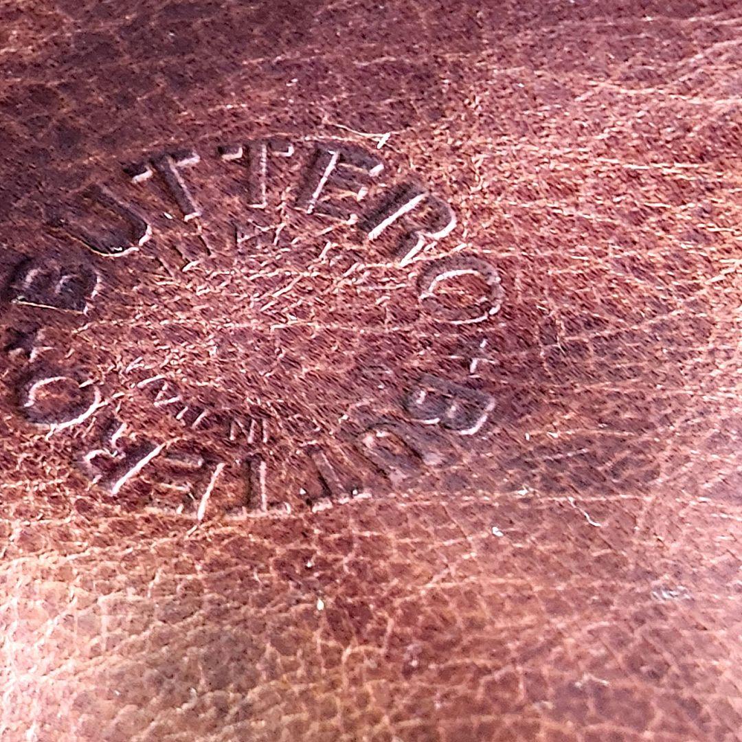 BUTTRO✨ブッテロ メンズ トートバッグオール レザーダークブラウン