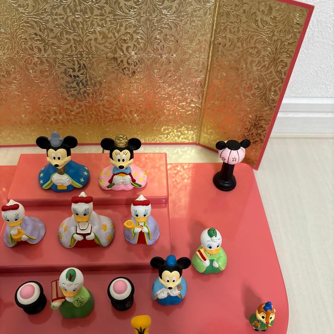 ディズニー 雛人形 ミッキー ミニー 段飾り15人 吉徳 Disney