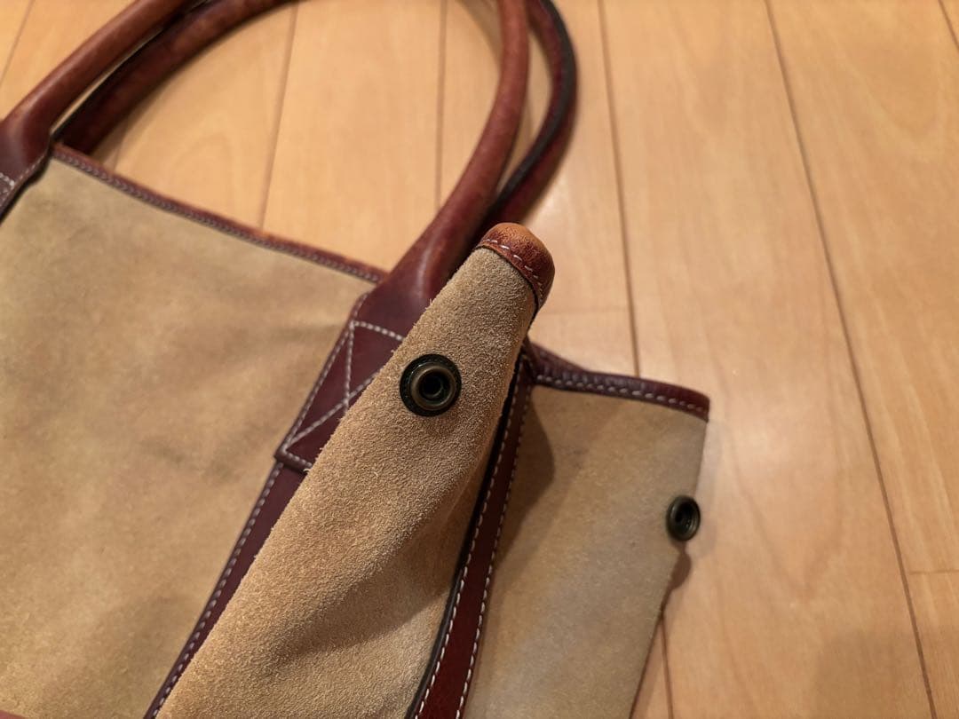 LANDS' END レザートートバッグ 革 LLビーンL.L.Bean好きに