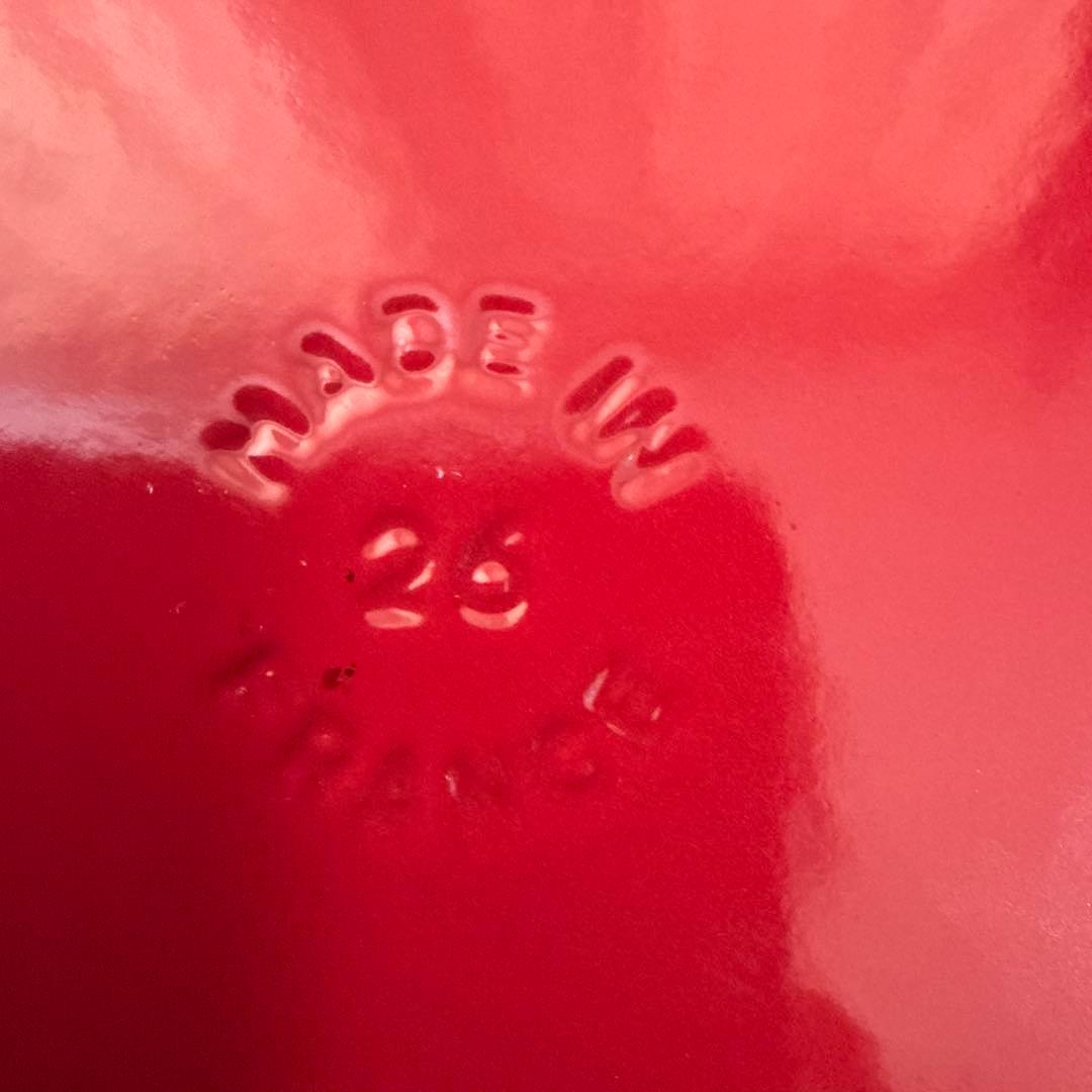 ストウブ ピュアグリル スチーム&グリル チェリー 26cm ガラス蓋付き