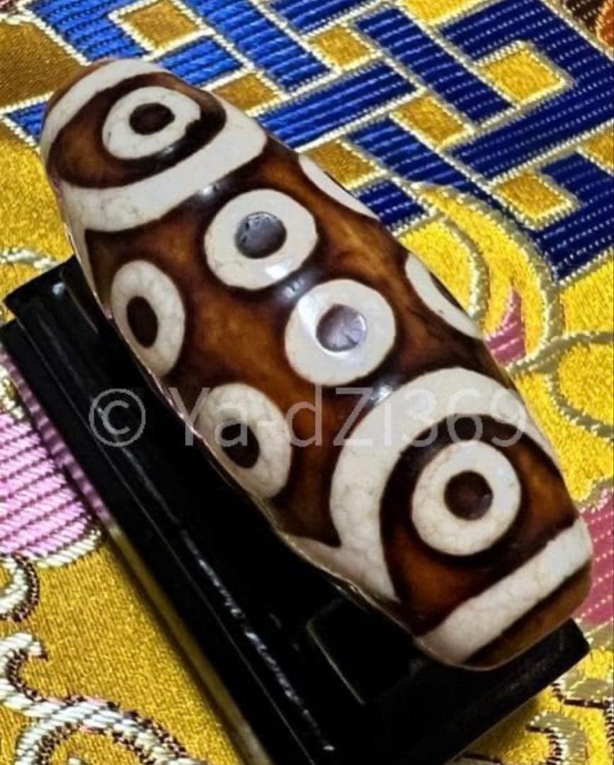 入手困難 dZi beadsジービーズ 西蔵 上肯 龍紋 玉髄 十八眼天珠