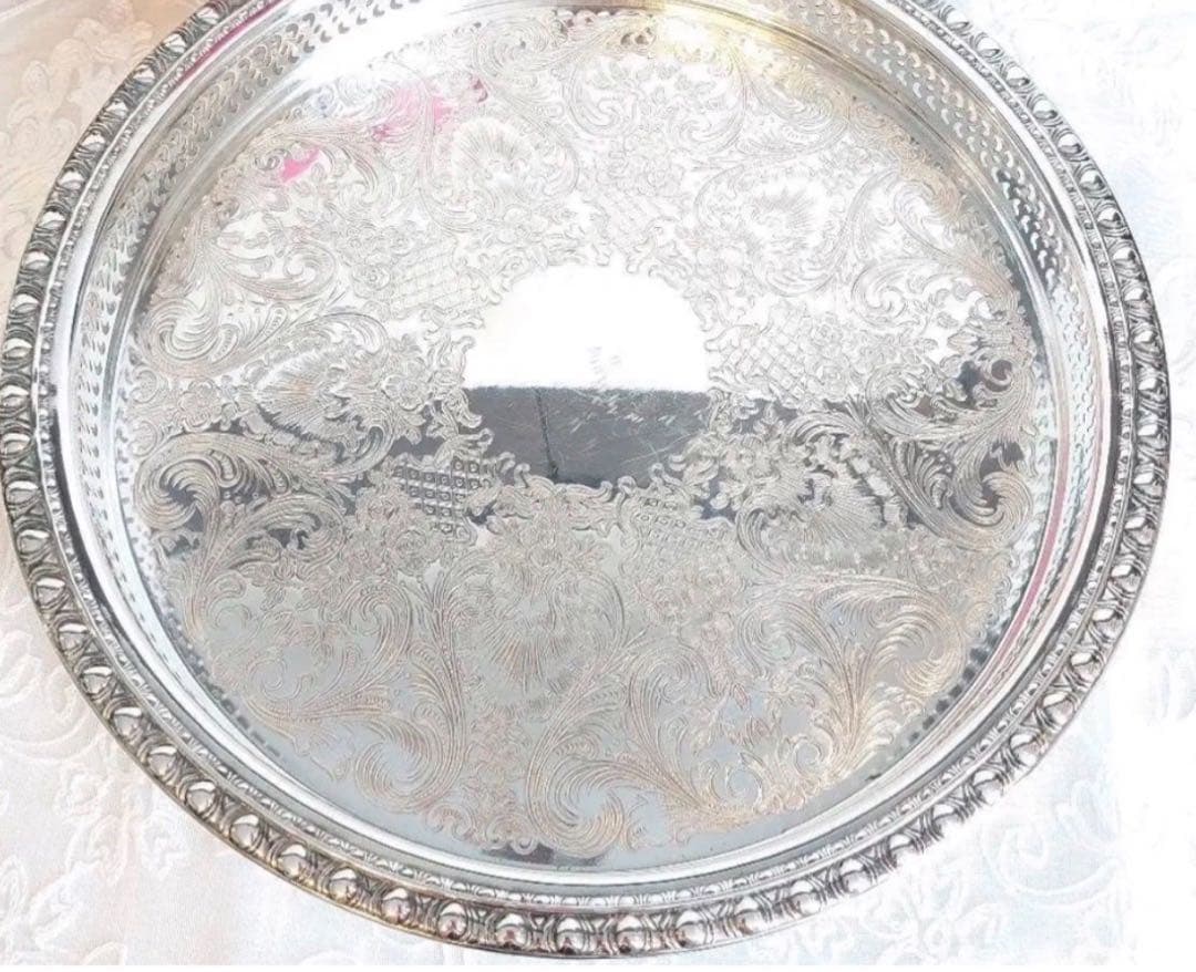 米国製　シルバートレー　アンティーク　ヴィンテージ