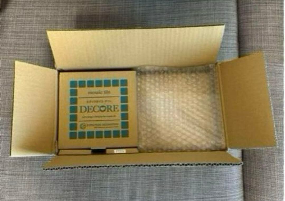 タイルシール　DIY マカロン　ライトイエロー14枚　タイルシート　美濃焼