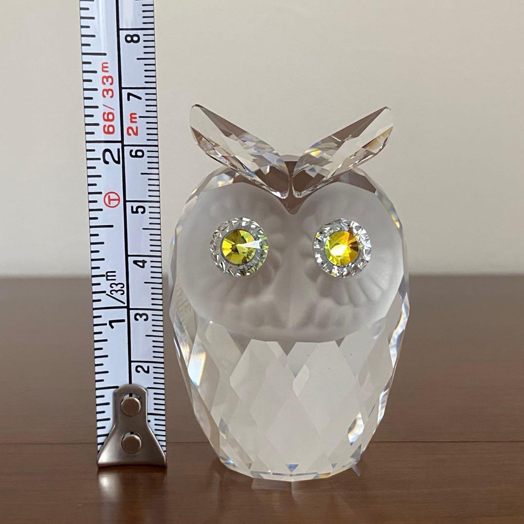 SWAROVSKI スワロフスキー クリスタル フクロウ（大）置物