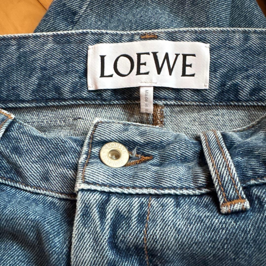 LOEWE ロエベ アナグラムバギーパンツ　デニムパンツ サイズ36