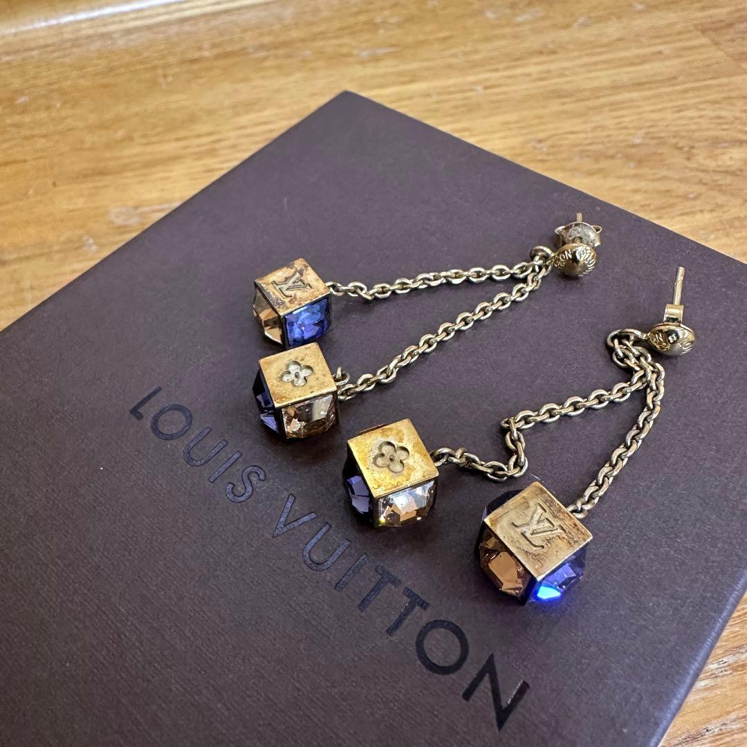 【値下】Louis Vuitton ブークルドレイユパンダンギャンブルピアス