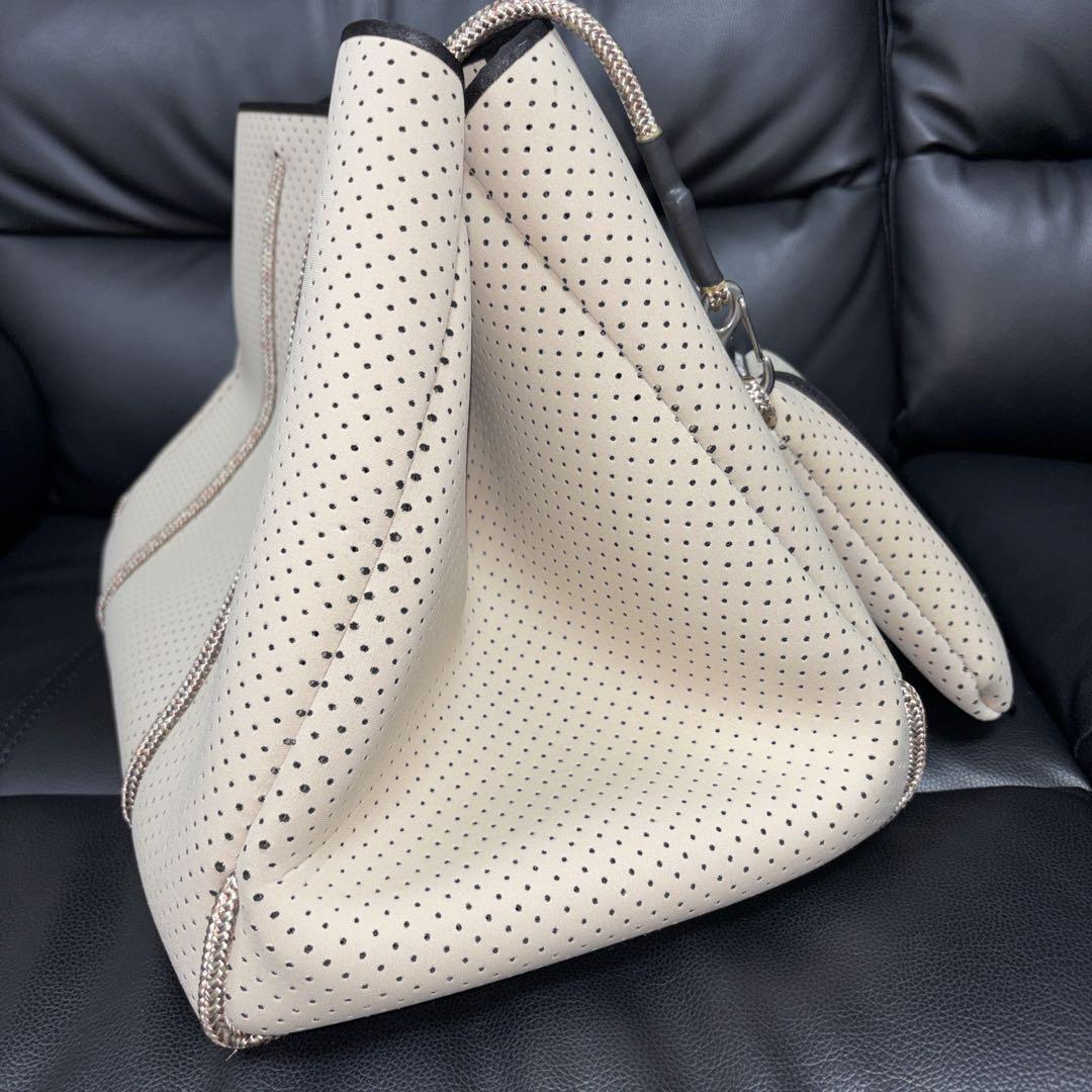 【大人気】極美品　ステイトオブエスケープ　 トートバッグ　ベージュ　大容量