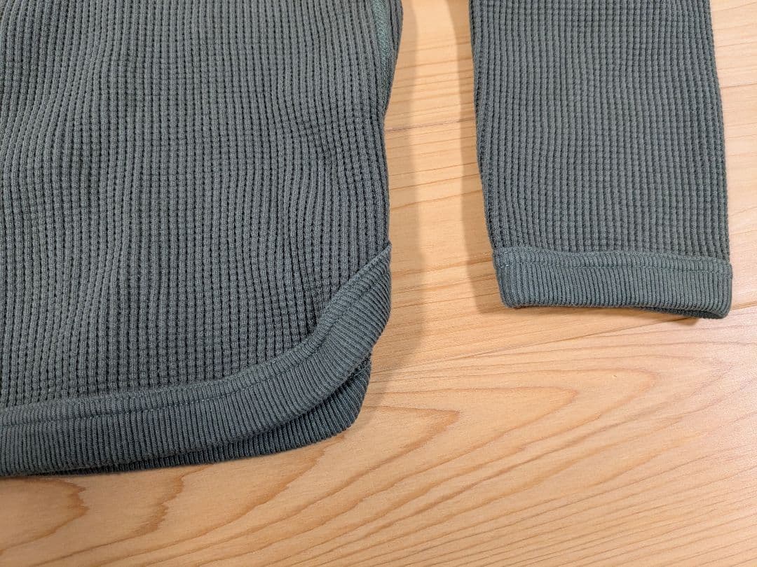 未使用FULLCOUNT(フルカウント)ヘビーウェイトワッフルT38オリーブ