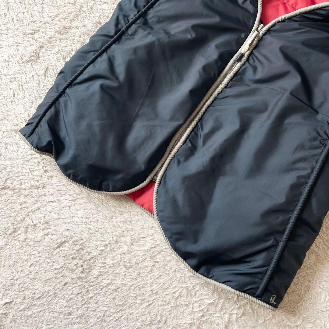 45rpm& 美品 セーラーダウンベスト 2 紺赤