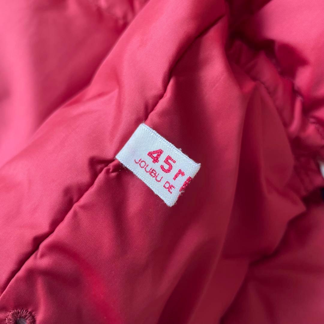 45rpm& 美品 セーラーダウンベスト 2 紺赤