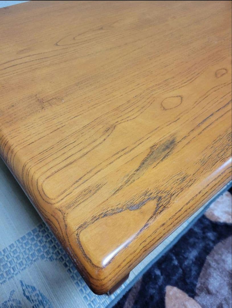 木製 カントリー テーブル 座卓 麦穂