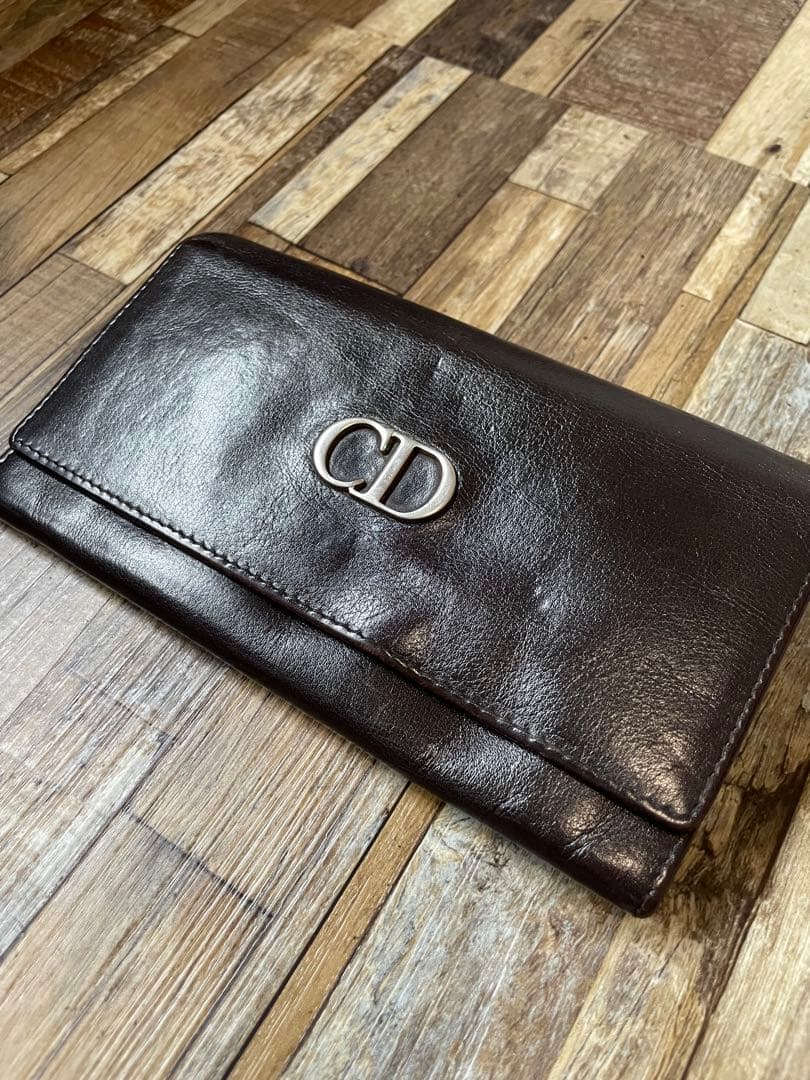 Vintage「Cristian DIOR」CD Logo Wallet