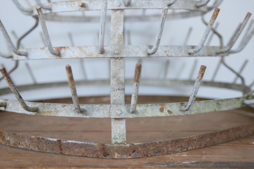 フランスアンティーク鉄製ボトルドライヤー/エリソン/ワインラック86-246-2